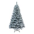 thumbnail image 1 of 6.5FT flocked noble tree, 638tips, 1 of 2