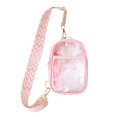 thumbnail image 1 of TopLLC Sac Bandoulière Transparent, Sac à Main en PVC Transparent avec Sangle Ajustable Style Bohème, Sac de Poitrine Décontracté Imperméable Approuvé pour Stade Sac d'Épaule Transparent pour Concerts Sports Festivals, 1 of 9