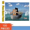 thumbnail image 4 of 100 Pcs Adult And Ahildren's Intellectual Development Puzzle Toy HolidayGift 3d Elephant Portugal 500 Jeopardy Book Padlock Teacup Folding Table Shapes Knob Snowing Ingres Dockside Dogs Peg Number, 4 of 4