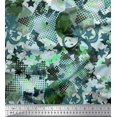 thumbnail image 1 of Soimoi polyester Crepe Fabric Star,Skull & Texture Fabric Prints By Yard 42 Inch Wide, 1 of 3