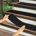 thumbnail image 4 of Yeciiwht 5pc Stair Treads PVC Frosted Waterproof Stair Treads Non-Slip Wear Counteractive Step Floor Stair Runner Stair Treads for Wooden Steps 24x4 Inches, 4 of 7