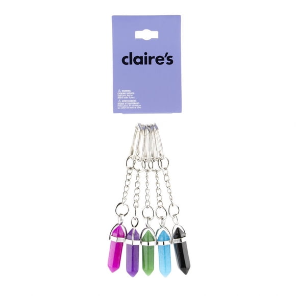 Claire's Porte-clés Adolescents en Cristaux Meilleurs Amis, Ensemble de Porte-Clés, Cadeau Mignon Ou à Partager, Lot de 5, 75661