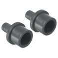 thumbnail image 1 of Unique Bargains UPVC Reducer Pipe Fitting 32mm OD 16mm Barbed, 2 Pack Straight Coupling Adapter Connector, Grey, 1 of 5