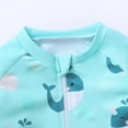 thumbnail image 3 of Product Classification Boys Swimwear Set Featuring Dinosaur Print Long Sleeve Rash Guard Swim Shirt with Swim Trunks and Hat for Summer Beach Pool, 3 of 5