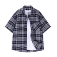 thumbnail image 1 of Birdeem Shirts for Men Mens Summer Button Lapel Top, 1 of 8