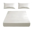 thumbnail image 2 of Qiopertar Fitted Sheet, Non-Slip Double Bed Fitted Sheet with All-Inclusive Elastic Pocket, Soft Fiber Bed Cover for Mattress Protection, 2 of 6