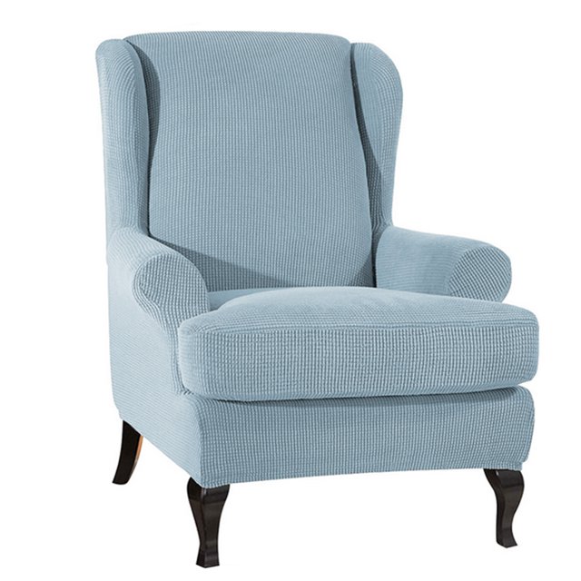 Amdohai Sofa Covers Wing Chair Elastic Fabric Stretch Couch Slipcover Polyester
