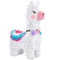 thumbnail image 1 of Pinata  Llama  White Purple  1pc, 1 of 1