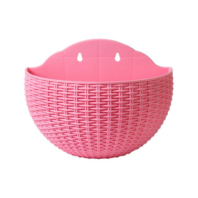 Xingzhi Stylish And Durable For Plastic Flowerpot Easy To Install Wall Plastic Pot Pink 1 Pc