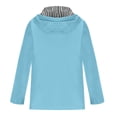thumbnail image 3 of AherBiu Manteau de Pluie pour Femme avec Capuchon, Coupe-Vent Léger Ajustable, Imperméable, Randonnée, Voyage, Vêtement d'Extérieur, 3 of 4