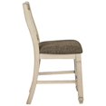 thumbnail image 5 of Signature Design by Ashley Bolanburg 24.5" Counter Height Stool - Antique White, 5 of 5