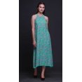 thumbnail image 2 of Bimba Robe Décontractée Florale Longue Dos Nu à Col Licou pour Femmes, Robe de Plage Imprimée - Xxx-Grand, 2 of 6