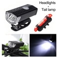 thumbnail image 1 of Bike Lights for Night Riding LED Front and Back Set. Bike Accessories for Adult with Headlight  Rear Taillight for Kid‘s  Men  Women  Cycling  Road  Mountain  Rechargeable Reflectors, 1 of 9