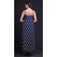 thumbnail image 3 of Bimba Robe Longue Maxi d'Été à Bretelles Spaghetti Ajustables Imprimée au Bloc - Grande, 3 of 6