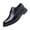 Black, variant on Mens Dress Shoes British Style Splicing Together Pointy Toe Lace up Fashion Classic Formal Business Casual Wedding Groom Leather Shoes Brown