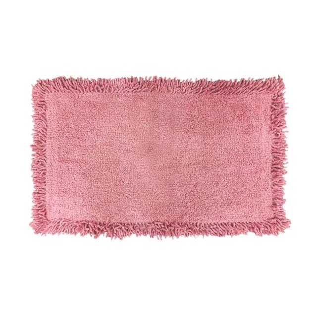 Olivia Gray RGS07326 20 x 32 in. Seville Cotton Chenille Bath Rug - Dusty Rose