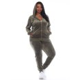 thumbnail image 4 of White Mark Ensemble de Survêtement en Velours pour Femmes, 2 Pcs, 4 of 6