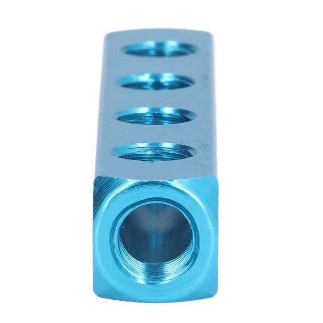 Aluminum Manifold Block Splitter Compatible with Air Pumps Cylinders Compressors for Automation Equipment