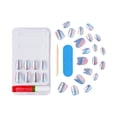 thumbnail image 4 of KISS Gel Fantasy Allure - Change Chance, Silver, Oval, Short, 4 of 9