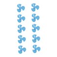 thumbnail image 4 of Filfeel 10Pcs 50mm 3 Blades Propeller ABS Turning Propellers Replacement DIY Car Model Accessories,3 Blades Propeller,Propeller Replacement, 4 of 8
