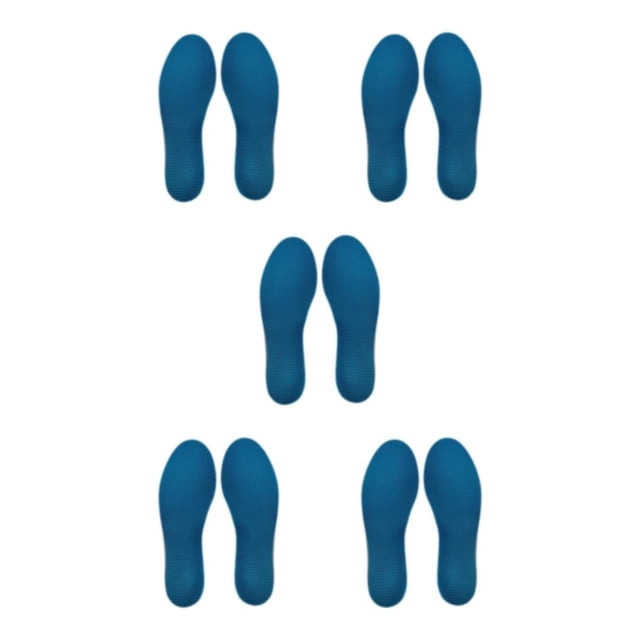 Youkk Cushioned Height Increase Insoles Breathable Shoe Inserts Heightening Insole Blue 5cm 5Set