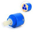 thumbnail image 4 of Ceramic 35mm Mixer tap Cartridge,Delaman Water Mixer Tap Inner Control Faucet Valve PP Plastic Blue Practical Delaman (Size : 35mm), 4 of 8