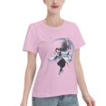 thumbnail image 2 of T-Shirt Basique à Manches Courtes pour Femmes Demon Slayer Papillon Ninja, 2 of 6
