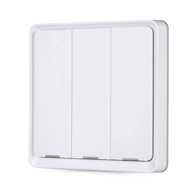 3 Gang ZigBee Scene Switch Wireless Wall Switch 3 Buttons Smart Switch Panel Voice APP Remote Control Timing Countdown Function
