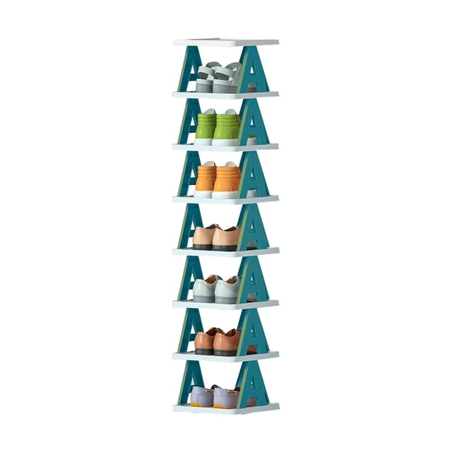 Dvkptbk Multi-layer Letter Shoe Rack, Small Shoe Cabinet For Household Doorstep Balcony, And Economical Folding Shoe Rack For Student Dormitories