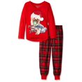 thumbnail image 1 of Komar Kids Girls' Pajama Cute Top and FunPants Sleepwear Set, 1 of 1