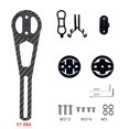 thumbnail image 3 of Bicycle Computer Holder Carbon Fiber Bracket Road Bike Stopwatch Speedometer Mount Holder For Garmin-Gopro Light Stand, 3 of 12