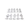 thumbnail image 2 of AC/DC WIRE AND SUPPLY Military Battery Terminals 10 Sets Heavy Duty Terminals for Off-Road Vehicles, 2 of 4