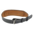 thumbnail image 4 of Widen Weight Lifting Belt, High Fit Steel Double Buckle Waist Protective Belt Strengthen Muscles  for Rowing Black,Brown, 4 of 8