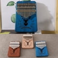 thumbnail image 4 of 17Keys Portable Thumb Piano Beginner Instrument Kalimba Finger Piano Mbira Small Musical Toys, 4 of 8