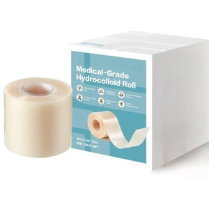 Laminoir hydrocolloïde pour soins des plaies Bandes hydrocolloïdes avec bandelettes autocollantes, bandes de lit, stériles et imperméables et DIY Taille Kit de premiers soins, grade médical