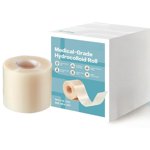 Hydrocolloid Roll for Wound Care Hydrocolloid Patch Bandages with Self-Adhesive, Bed Sore Bandages, Sterile and Waterproof and DIY Size Shape First Aid Kit, Medical Grade