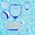 thumbnail image 4 of Pool Skimmer Net with Telescopic Pole, 59 inch Swimming Pool Leaf Net, Fine Mesh Pool Net, Pool Cleaner Maintenance Tool-Easy to Collecting Leaves for Swimming Pools, Hot Tubs, Ponds(Blue), 4 of 6