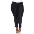 thumbnail image 1 of White Mark Pantalon pour Femme en Faux Suède à Imprimé Serpent, 1 of 6