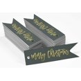 thumbnail image 2 of Inkdotpot Gold Foil Paper Hang Tags Merry Christmas Favor Tags 50 Pieces, 2 of 6