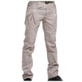 thumbnail image 1 of cllios Men's Cargo Pants Plus Size Multi Pockets Pants Outdoor Work Trousers Comfortable Camping Cargo Pants, 1 of 6