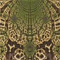 thumbnail image 1 of Ahgly Company Tapis d'Intérieur Lavable à la Machine, Carré, Transitionnel, Brun, Tapis de Zone, 8 Pieds Carré, 1 of 7