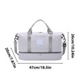 thumbnail image 3 of Yhmxh Multi Functional Lightweight Leisure Travel Bag For Short Distance Travel- Dry And Wet Separation Training- Exercise Yoga And Fitness Bag Organization and Storage Home Decor, 3 of 5
