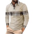 thumbnail image 1 of Birdeem Chemises pour Hommes Chemise Décontractée Imprimée à Manches Longues Col Rabattu Boutons T-Shirt Blouse Tops, 1 of 12