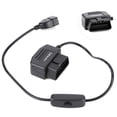 thumbnail image 1 of Fugacal 18.7in OBDII OBD Power Cable OBD2 To USB Charger Cable Dash Cam Hardwire Kit 16Pin Connector Charger For Car GPS DVR Dash Camera, 1 of 8