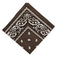thumbnail image 2 of Unisex Bandana Headscarf Neck Scarf Scarf Biker Scarf Motorcycle Coffee, Inch, 2 of 6