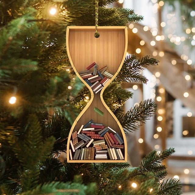Cqxid Hangs Under $5 Book Lovers Heart Decorations Reading Books Christmas Decorations Librarian Books Decorations Books Stack Pendants