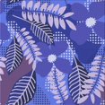 thumbnail image 1 of Ahgly Company Machine Washable Indoor Square Transitional Purple Mimosa Purple Area Rugs, 5' Square, 1 of 7