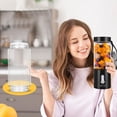 thumbnail image 4 of Portable USB Type C Rechargeable Personal and Juicer 530ML Powerful Motor for Fresh Shakes Food Processing Travel Sports Kitchen, 4 of 5