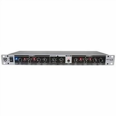 Rockville RX230 Croisement Stéréo 2 Voies / Mono 3 Voies avec Entrée et Sortie XLR
