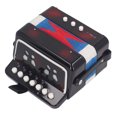 thumbnail image 1 of Button Accordion for Beginners 7 Keys Control Mini Accordion 2 Bass Educational Musical Instrument for Performance Practice, 1 of 7